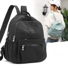 Mochila feminina nylon impermeável média casual 61502
