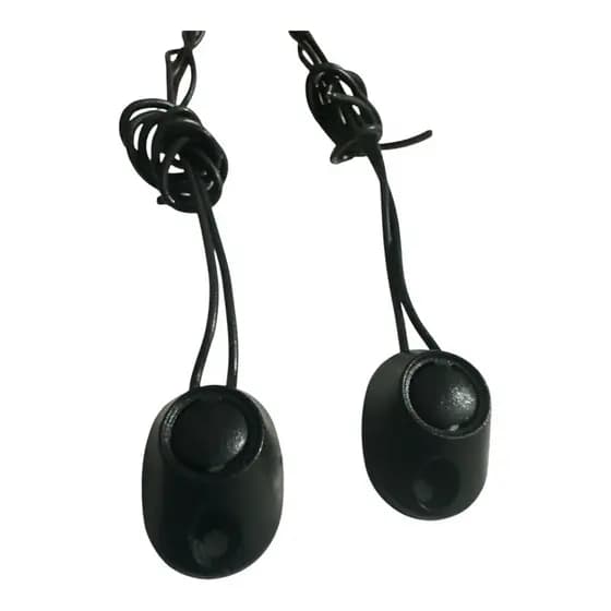 Kit C/ 2 Botão Alarme Anti-furto, Chave Master, Push Button