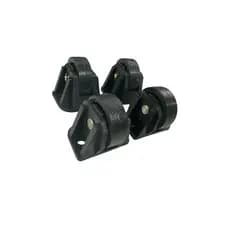 Kit C/ 4 Rolete Roda Para Batente Fechadura C90 C-90 Hdl