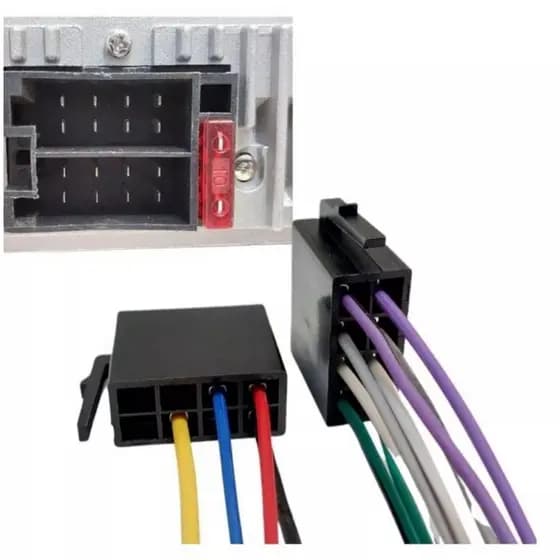 Chicote Conector Tomada 16vias Rádio Multimidia