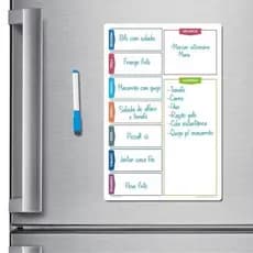 Lousa Ímã Magnética para Geladeira Planner Semanal Anotações