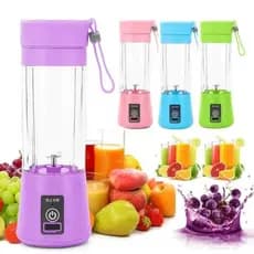 Mini Liquidificador Portátil Shake 6 Laminas + Cabo USB
