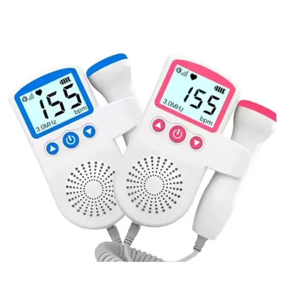 Sonar Fetal Doppler Portátil Monitor Batimentos do Bebê