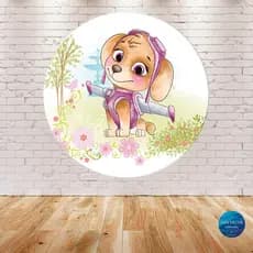 Painel de festa em tecido sublimado 1,5m Skye