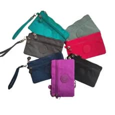 Carteira pequena bolsa de mão bolsinha de nylon porta celular e documentos.