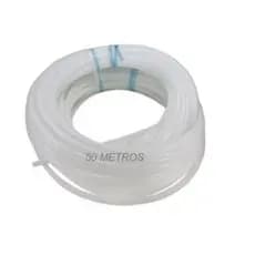 Mangueira 3/8 Natural (Transp) Atóxica Para Soft Everest Pebd 9,5mm X 6,3mm Filtros 50 Metros