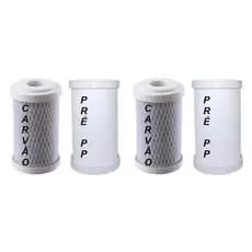 Conjunto Refil Vela Filtro Água Hoken Compatível C/ Multi Smart 02 Pares e 01 Par