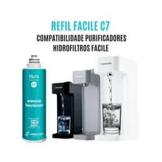 Refil Purificador Facile C7 Elimina Bactérias Hidrofiltros Original Bacteriológico Anti - Bactérias 01 E 02
