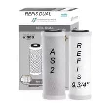 Refis Filtro Purificador As2 Hidrofiltros Carbon/ Pp [ Original ]