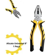 Alicate Universal 8" – Resistente, Ergonômico e Versátil - NEW