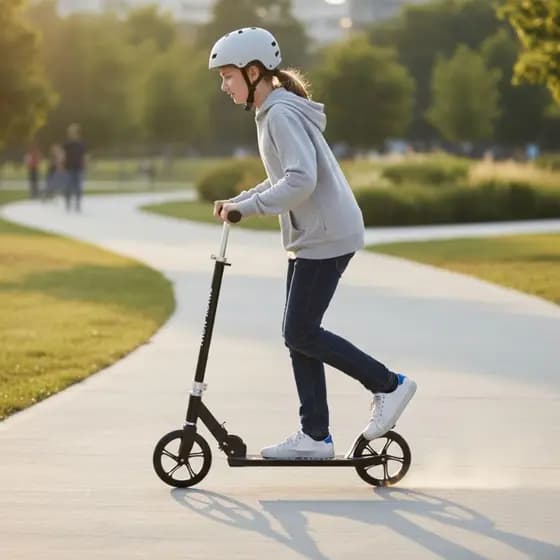 Patinete Infantil Adulto Profissional 2 Rodas Grandes Sem Desenho