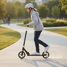 Patinete Infantil Adulto Profissional 2 Rodas Grandes Sem Desenho