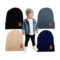 TOUCA DE FRIO ESTILO INFANTIL BEBÊ MENINO GORRO