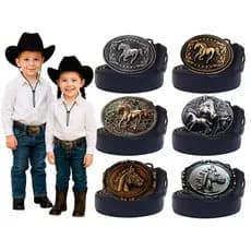 CINTO COUNTRY COM FIVELA BEBÊ INFANTIL UNISSEX COWBOY RODEIO SERTANEJO FESTA JUNINA ESTILO