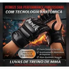 Luva De MMA Profissional Meio Dedo Boxe Muay Thai Sparring Saco De Pancada Treino Artes Marciais