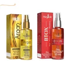 Kit Óleos Mary Life Argan+Btox Capilar com 2 Unidades Promoção