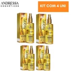 Kit com 4 Òleo Multifuncional argan mary life 50ml Super Promoção