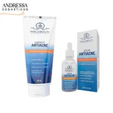 Sabonete e Sérum Kit de Tratamento Antiacne PhalleBeauty Limpeza Facial