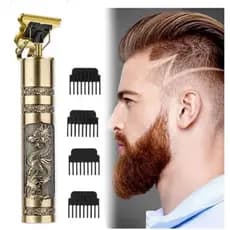 Maquina de cortar cabelo barba T9 Buda recarregavel USB modelos variados