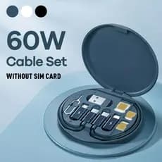 Kit Adaptador de Carregamento Rápido para iPhone , Tipo C para Micro USB, Conversor OTG