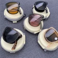 Óculos de Sol Dobráveis Portáteis UV400 | Ultraleve | Masculino e Feminino | Compacto para Viagem