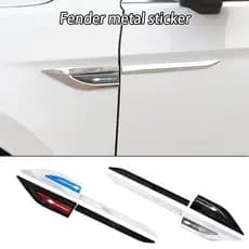 Chevrolet Metal Fender Side Label Stickers Crachás Anti-Riscos Proteção Da Porta Do Carro Modificação Esportiva Acessórios De Decoração Para Tracker Corsa Aveo Captiva Onix