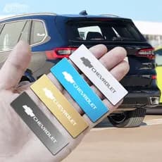 Adesivo De Logotipo De Carro De Metal Espelhado Chevrolet Emblema De Aço Inoxidável 3D Acessórios De Modificação Interio