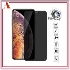 Película de vidro 3D Privacidade Anti Spy Para IPhone Todos Modelos XS XR 11 12 13 14 15 16 Pro Max