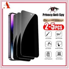 Kit 2 Película de Vidro 3D Privativa Anti Spy Para IPhone Todos Modelos Privacidade Para Ios XS XR 11 12 13 14 Pro Max