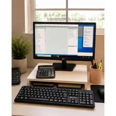 Suporte Para Monitor em MDF Organização Escritório Home Office