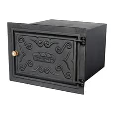 Forno Quadrado Para Fogão da Lenha Ferro Fundido Caixote em Aço 0,90mm
