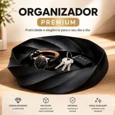 Cesto Bandeja Porta Objetos Organizadora Multiuso Mesa Sala Escritório Decorativa Moderna