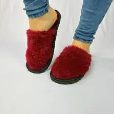 Pantufa de Pelúcia Confortável Chinelo antiderrapante Quentinho