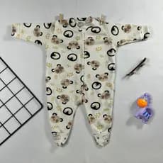 Macacão Para Bebê ESTAMPADO Malha Canelada Linha Basic Confortável Moda Bebe