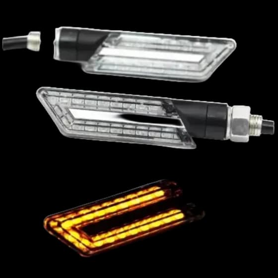Kit 2 Setas Pisca Led Moto Universal