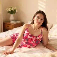 Kit 3 Baby Doll Blogueirinha Pijama Feminino Suede Estampado Conforto Noturno Baby Dool