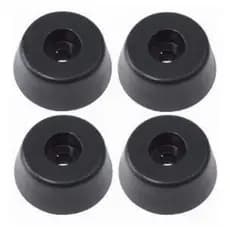 Kit Com 8 Pé Grande De Borracha Pvc Para Caixa De Som