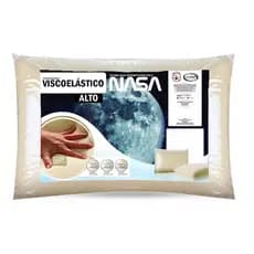 Travesseiro Nasa Alto Extra Visco Íons de Prata Antiácaro Oferta