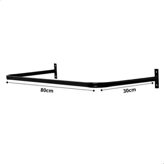 Arara De Parede Para Roupa Loja Casa Reta 80 cm Unidade