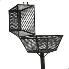 Lixeira De Calçada Externa Embutir Grande Tampa Resistente