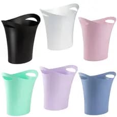 Cesto de Lixo uso escritório domestico 8 litros colorido Desing moderno lixeira multiuso Maxcril
