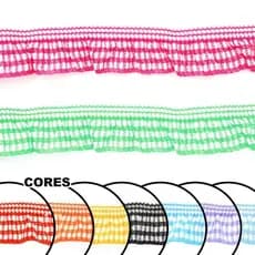 Passamanaria Babadinho Princess 18Mm X 10 Metros Poliéster Para Decoração Alta Qualidade