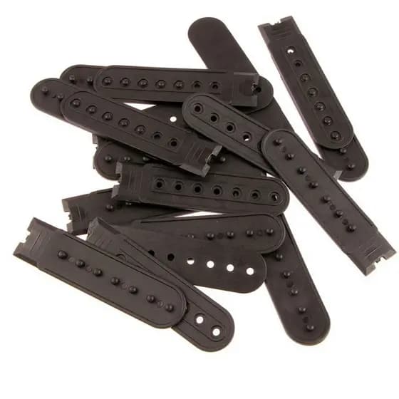 Regulador De Boné Com 50 Pares Preto Plástico Alta Qualidade Ótimo Custo-Benefício Prático E Resistente