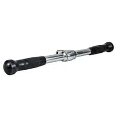 Puxador Barra para Tríceps Academia Preto 55 cm Acessório para Musculação e Treino Funcional