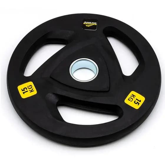 Anilha Olímpica 15kg Ahead Absolute – Preto