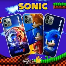 Capinha personalizada Sonic/ Tails/ Shadow para todos Samsung/ Iphone/ Motorola/ Xiaomi/ Realme