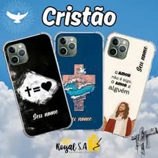 Capinha personalizada Cristão/ Religião/ Jesus Cristo para Samsung/ Iphone/ Motorola/ Xiaomi/ Realme