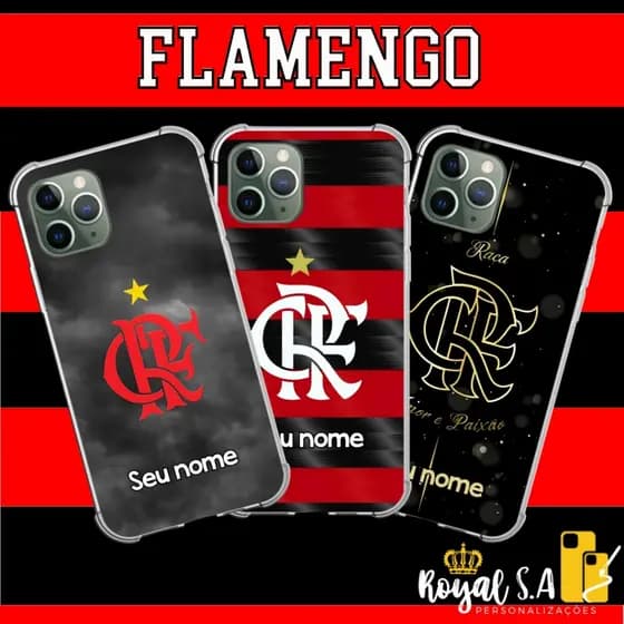 Capa Capinha De Telefone Mengão Capinha De Silicone Diversos Modelos