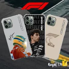 Capinha personalizada F1/ Formula 1 para aparelhos Samsung/ Iphone/ Motorola/ Xiaomi/ Realme