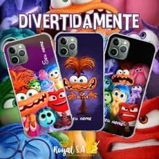 Capinha personalizada Divertidamente para todos Samsung/ Iphone/ Motorola/ Xiaomi/ Realme
